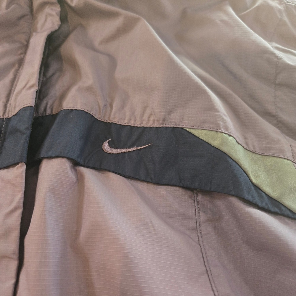 Nike Vest Womens Large L Running Purple Navy Full Zip Mesh Lined Windbreaker - Picture 5 of 10